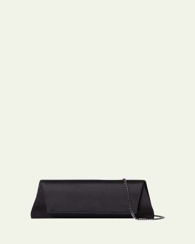 Anouk Small Satin Clutch Bag